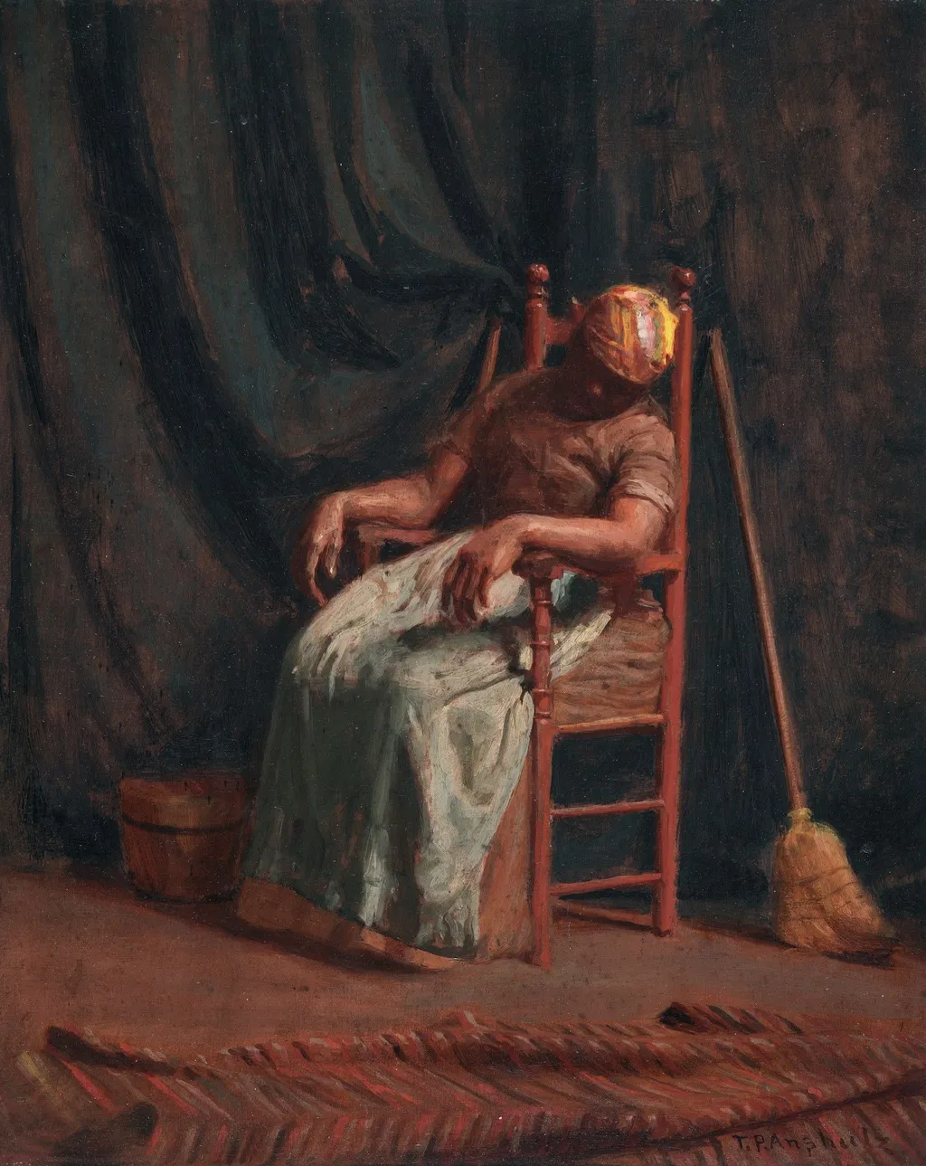 Aunt Hannah, by Thomas Anshutz, oil, 1890