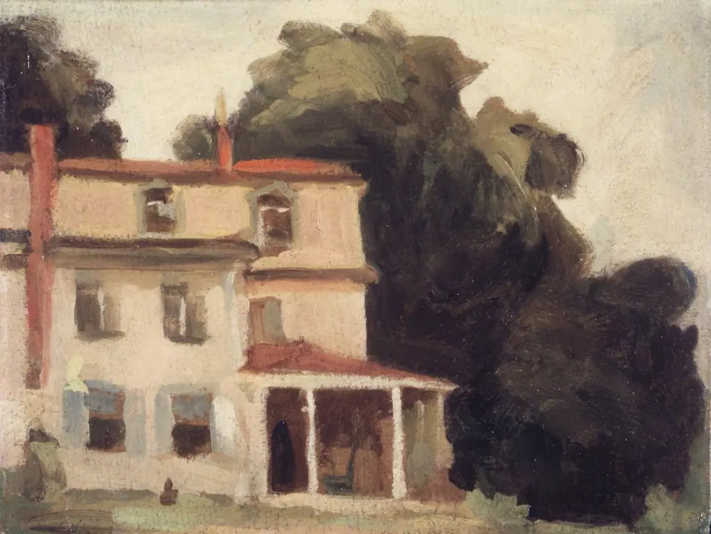 House and Tree (The Artist's House), by Thomas Anshutz