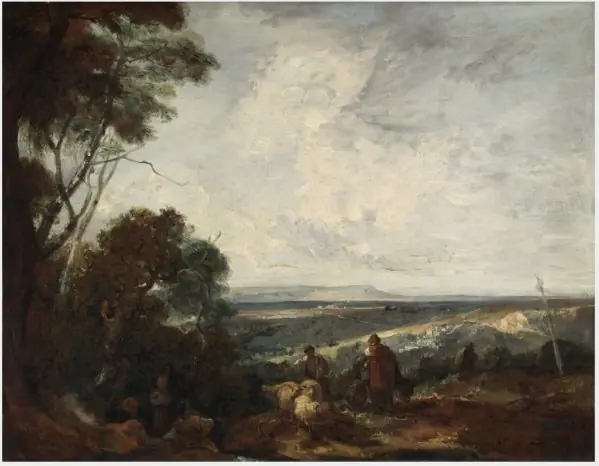 Landscape near Bath, by Thomas Barber
