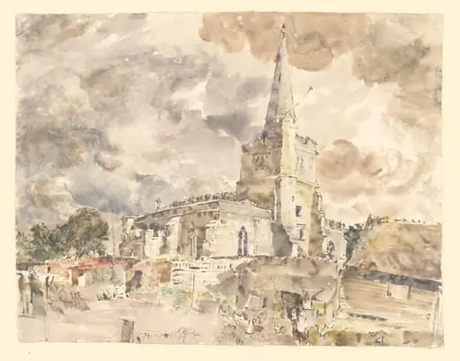 Church of St. Werburgh's, Hoo, by Thomas Barclay Hennell