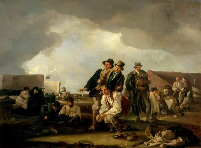 Lansdown Fair, near Bath, by Thomas Barker