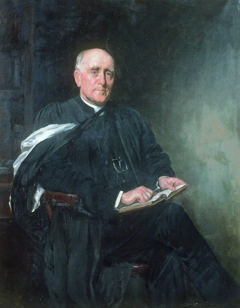 Parchedig David Edwardes (1836–1916), MA, by Thomas Benjamin Kennington