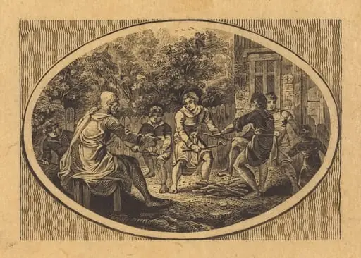 The Old Man and His Sons, by Thomas Bewick