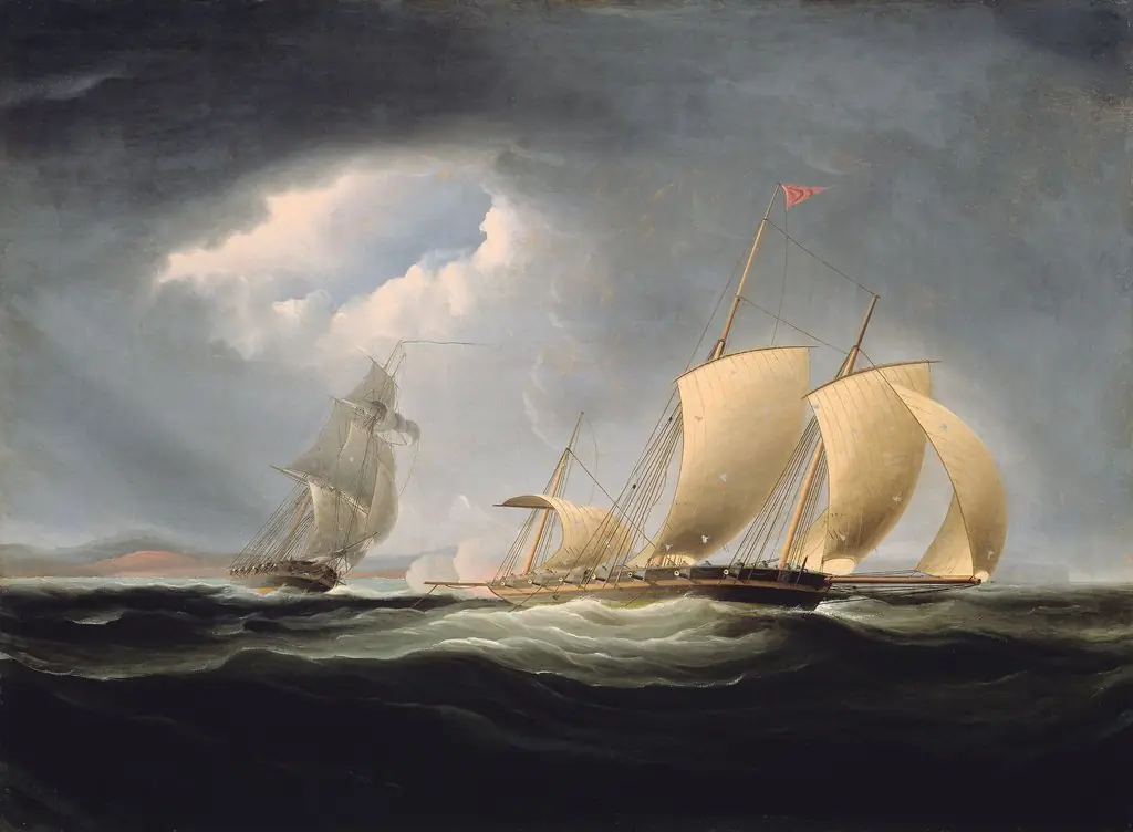Capture of the Tripoli by the Enterprise, by Thomas Birch