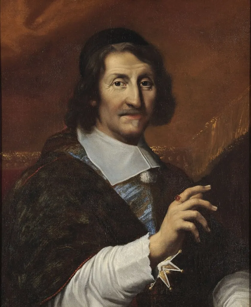 L'Archevêque Camille de Neuville de Villeroy, by Thomas Blanchet, oil, 1670
