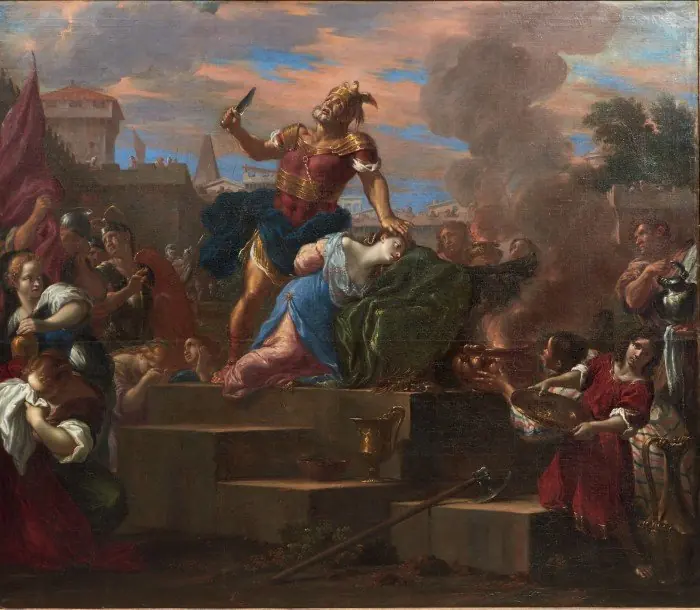 Le Sacrifice de la fille de Jephté, by Thomas Blanchet