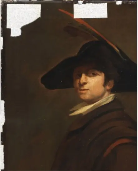 Self-Portrait in Fancy Dress, by Thomas Bridgford