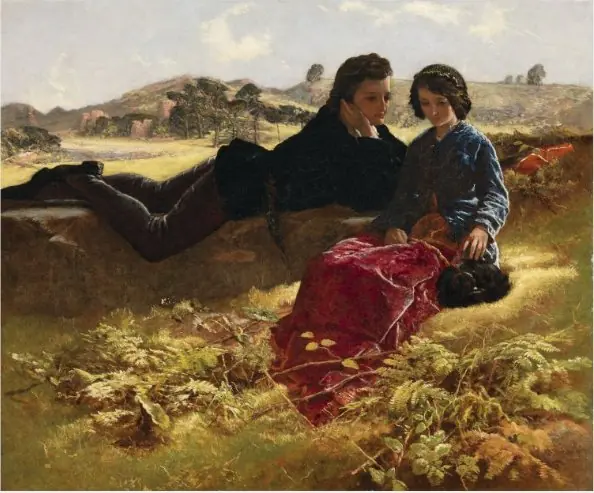 Two Lovers in a Landscape, by Thomas Bridgford
