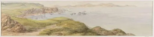 Coast near Portrush, by Thomas Brittain Vacher