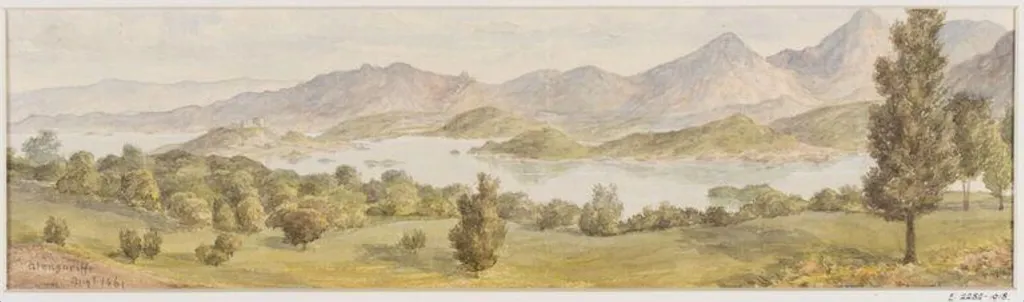 Glengarriff, co. Cork, by Thomas Brittain Vacher, watercolor, 1861