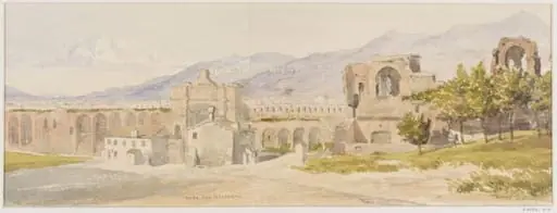 Porta San Giovanni and Porta Asinaria, Rome, by Thomas Brittain Vacher