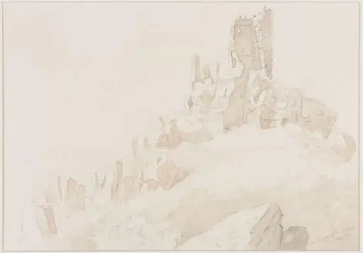 The Drachenfals, Rhine, by Thomas Brittain Vacher