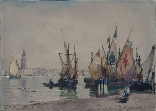 View on the Grand Canal, Venice, by Thomas Bush Hardy