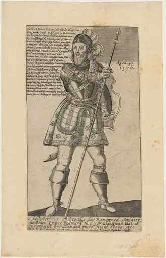 Edward, the Black Prince at the Age of 49, by Thomas Cecil