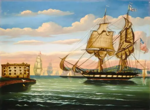 Bay of New York, Sunset