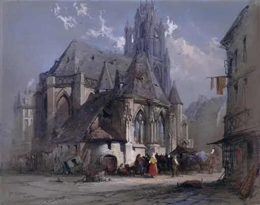 St. Godard, Rouen, by Thomas Charles Leeson Junior Rowbotham