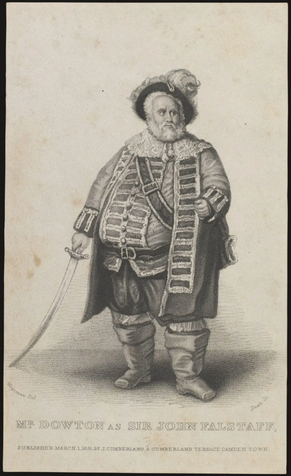 H Beard Print Collection, by Thomas Charles Wageman, 1