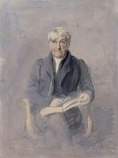 Thomas Stothard (1755-1834), drawn from life, by Thomas Charles Wageman