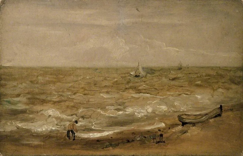 Beach Scene, by Thomas Churchyard, unspecified, 1841