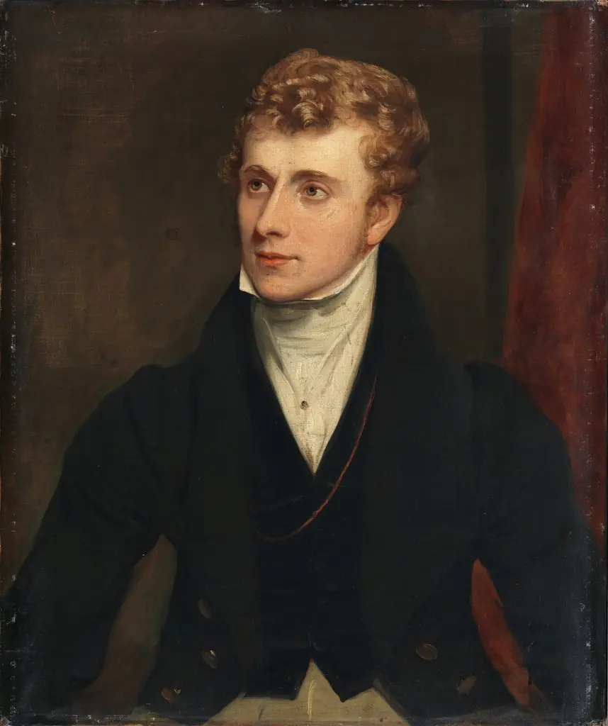 Portrait of Michael Banim (1796-1874), Author, by Thomas Clement Thompson