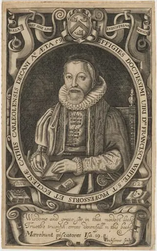 Francis White, D.D., Bishop of Ely, by Thomas Cockson