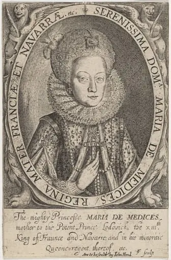 Marie de Medici, Wife of Henry IV of France, by Thomas Cockson