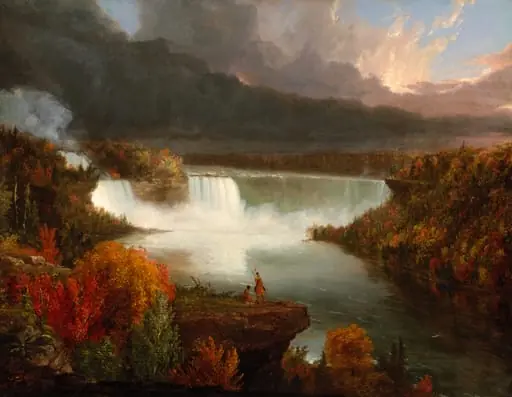 Distant View of Niagara Falls, by Thomas Cole