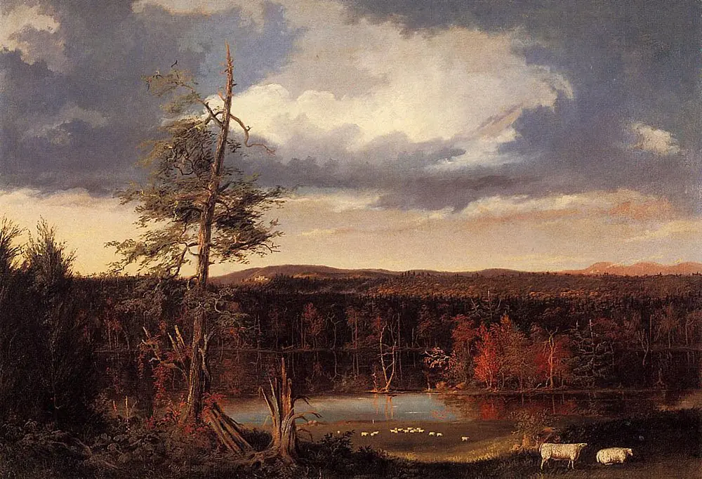 Landscape, the Seat of Mr. Featherstonhaugh in the Distance, by Thomas Cole