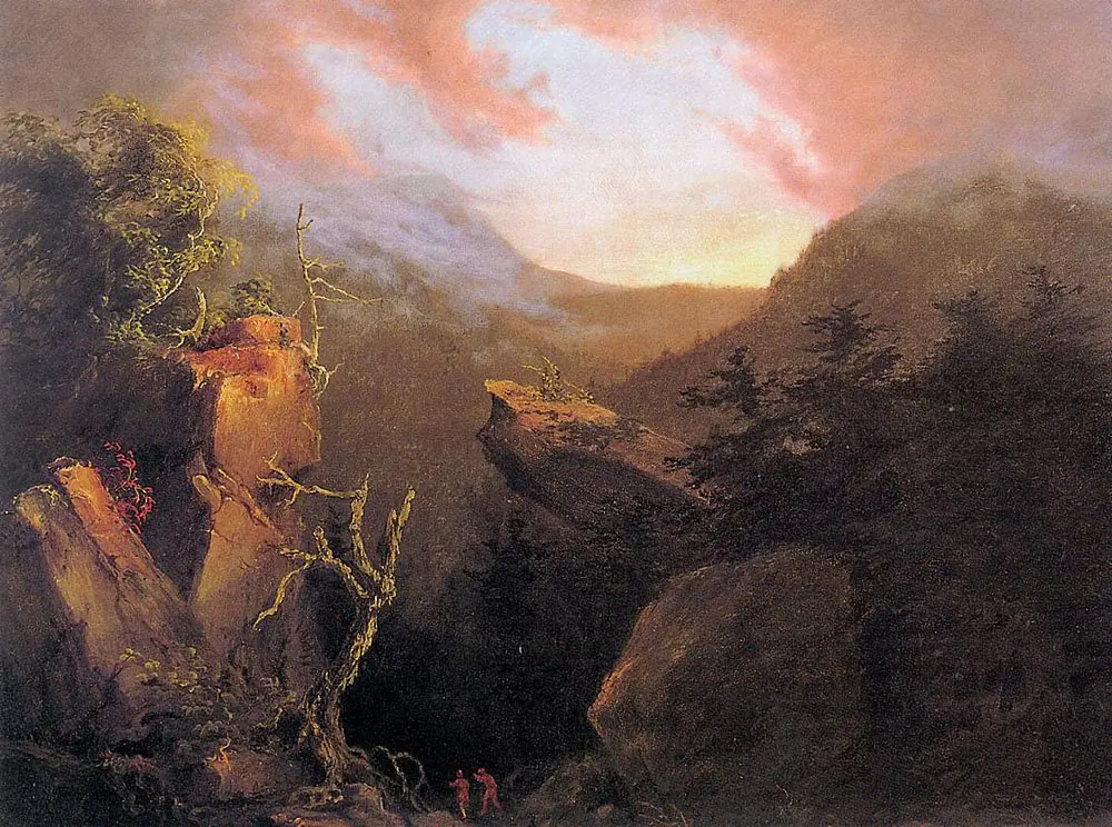Mountain Sunrise, Catskill, by Thomas Cole