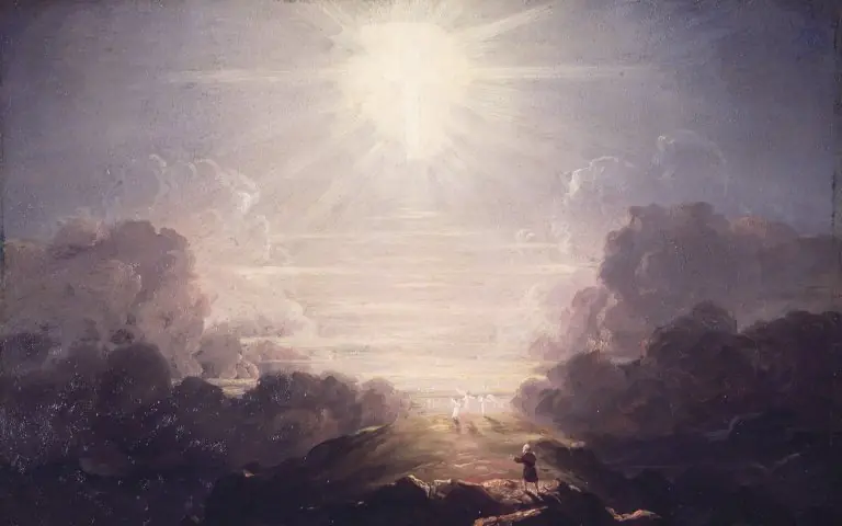Study for The Cross and the World, by Thomas Cole