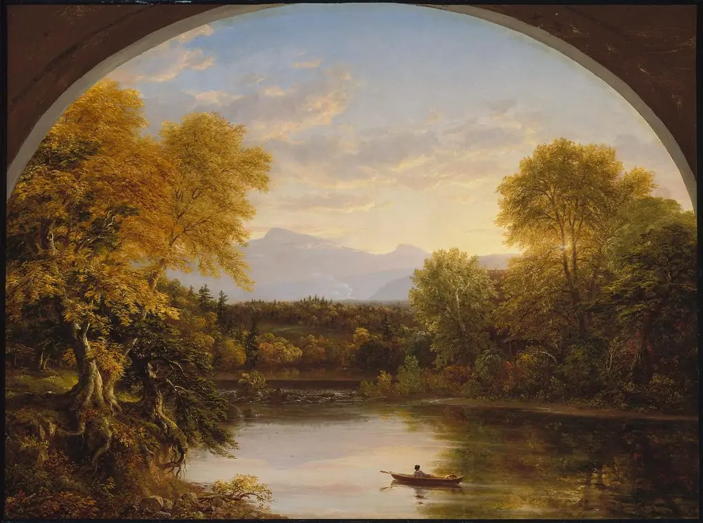 Sunset in the Catskills, by Thomas Cole