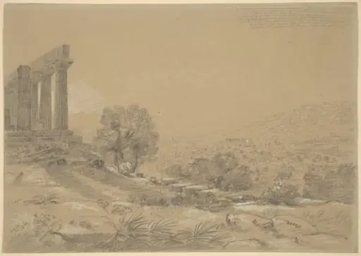 Temple of Juno, Agrigentum, by Thomas Cole