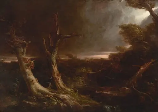 Tornado in an American Forest, by Thomas Cole
