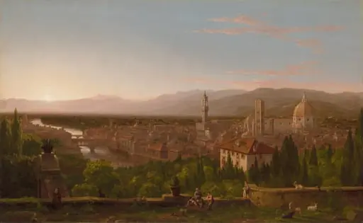 View of Florence, by Thomas Cole