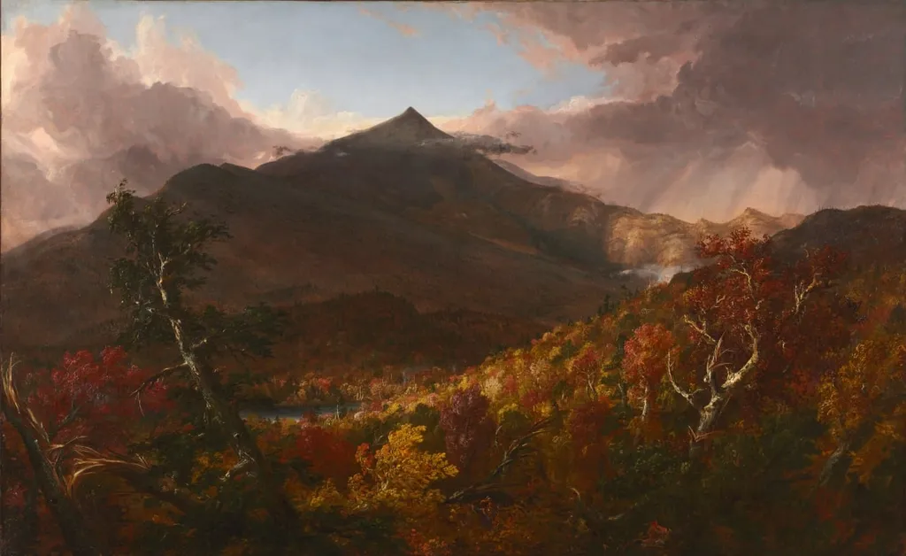 View of Schroon Mountain, Essex County, New York, After a Storm, by Thomas Cole, unspecified, 1838