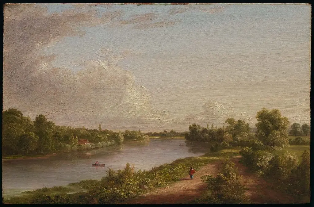 View of the Thames, by Thomas Cole
