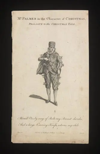 Mr Palmer in the Character of Christmas, by Thomas Cook