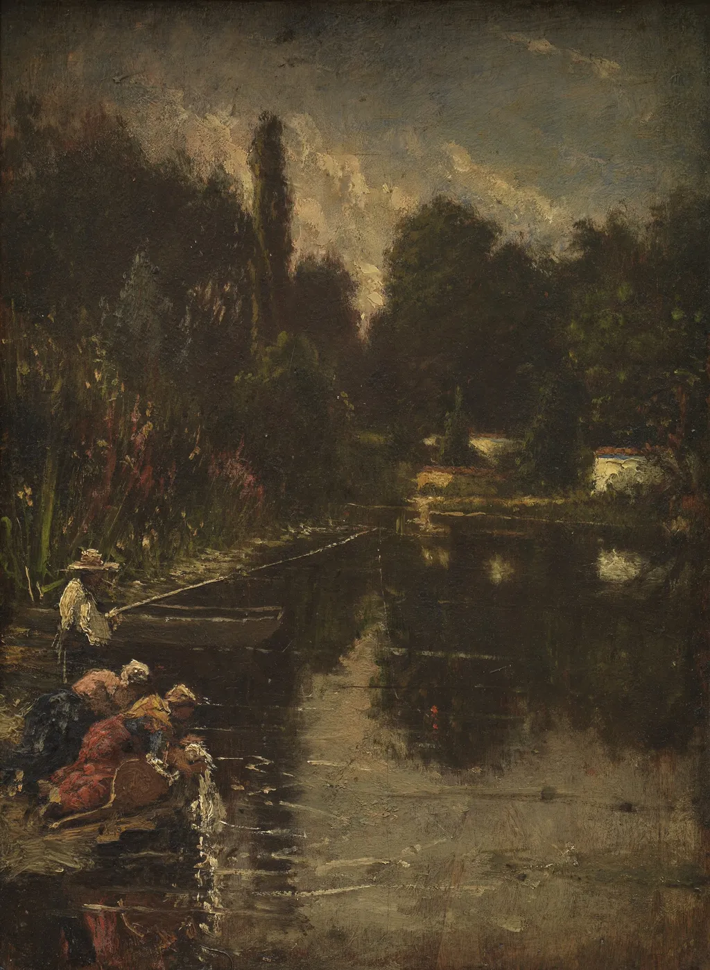 Washerwomen, by Thomas Couture, oil, 1857