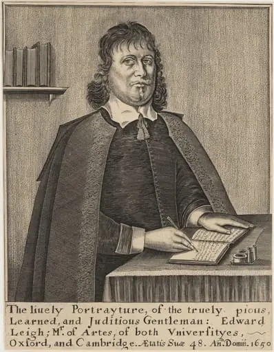 Edward Leigh, by Thomas Cross