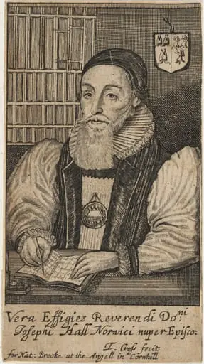Reverendi Doni: Josephi Hall Norwici Nuper Episco. (Joseph Hall, Bishop of Norwich), by Thomas Cross