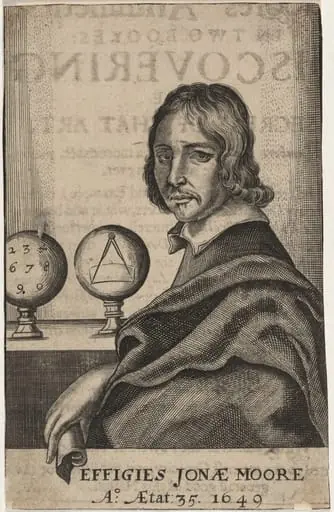 Sir Jonas Moore, by Thomas Cross