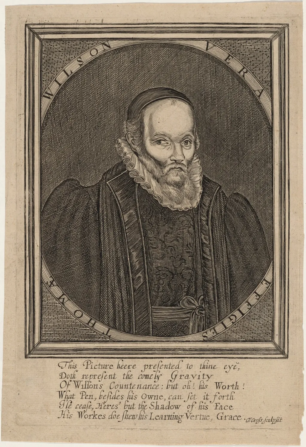 Thomas Wilson, by Thomas Cross, ink, 1655