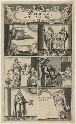Title Page to F. Rous' Works, by Thomas Cross