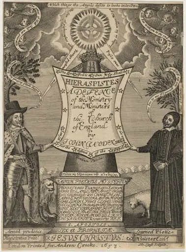 Title Page to John Gauden's Hieraspistes, by Thomas Cross