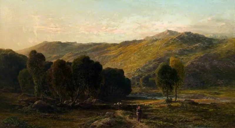 Mountain Scene with a Stream, Wales, by Thomas Danby