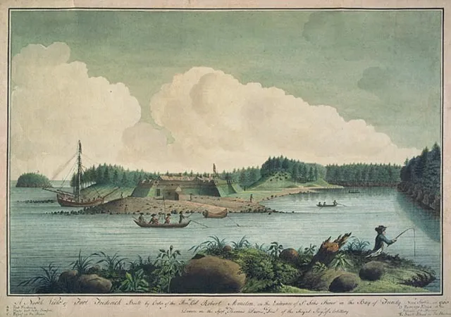 A North View of Fort Frederick Built by Order of the Honourable Colonel Robert Monckton, on the Entrance of the St. John's River in the Bay of Fundy, Nova Scotia, by Thomas Davies, unspecified, 1758
