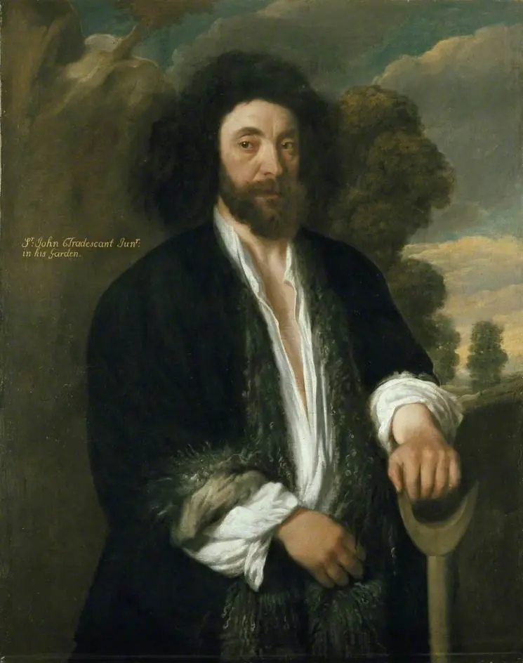 John Tradescant the Younger as a Gardener, by Thomas de Critz