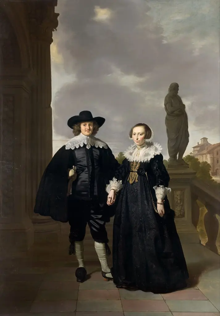 Frederick van Velthuysen and his wife, Josina, by Thomas de Keyser