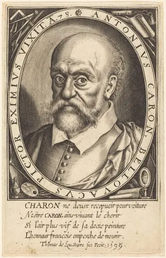 Antoine Caron, by Thomas de Leu