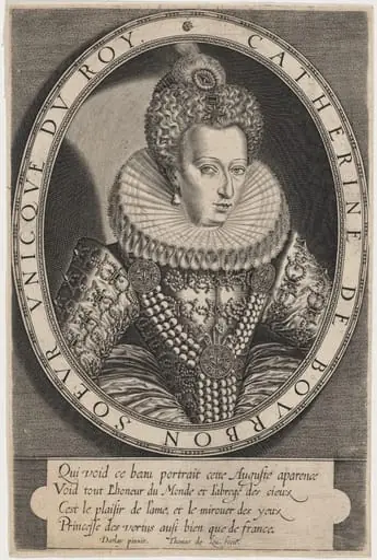 Catherine de Bourbon, by Thomas de Leu